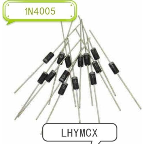 100pcs 1N4005 4005 600V 1A DO-41