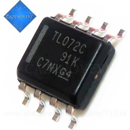 10pcs/lot TL072CDR TL072IDR TL072C TL072CDT TL072C TL072ACD TL072I TL072 072CDR SOP-8 In Stock