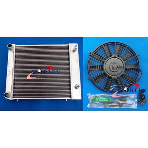 For Land Rover Defender & Discovery & Range Rover 300TDI Aluminum Radiator & FAN