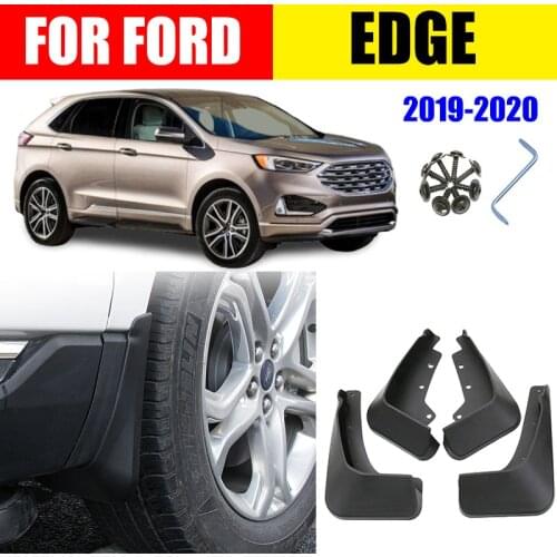 Front Rear 4 pcs FOR Ford EDGE Mudflap splash mudguards Fender Mud flaps Guard Fenders Mudguard car accessories auto styline