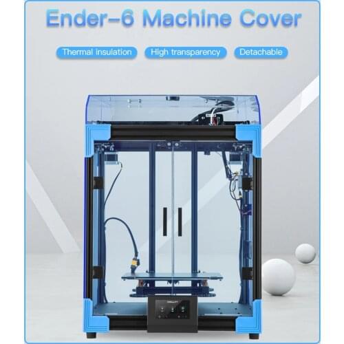 Creality 3D Ender-6 3D Printer Machine Top Cover with Auto Temperature Humidity Measurement Keep Heat Enclosure Protection Cover