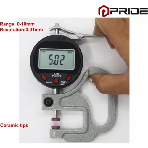 Digital Thickness Gauge 0-10mm/0-0.5" Throat depth 30mm