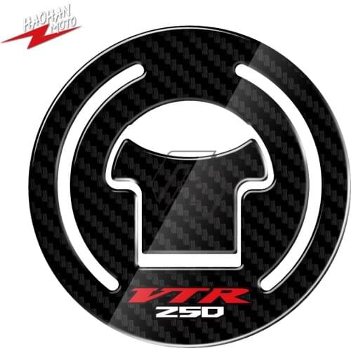 For HONDA VTR250 VTR 250 1997-2012 3D Carbon-look Motorcycle Fuel Gas Cap Protector Decals