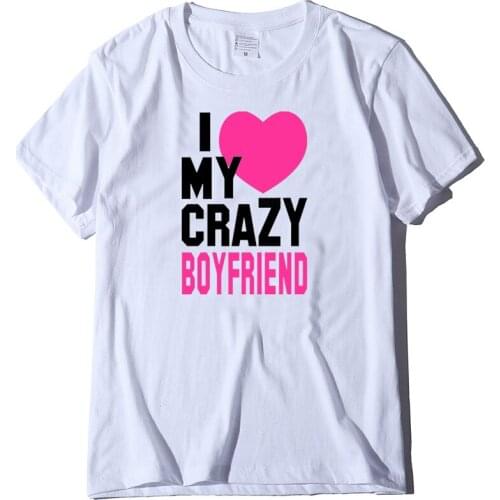 Tshirt women Tops Couples 2021 Kawaii Clothes Plus Fashion Love Print Casual O-Neck Tops Tees Spring Autumn T-Shirts for Couple