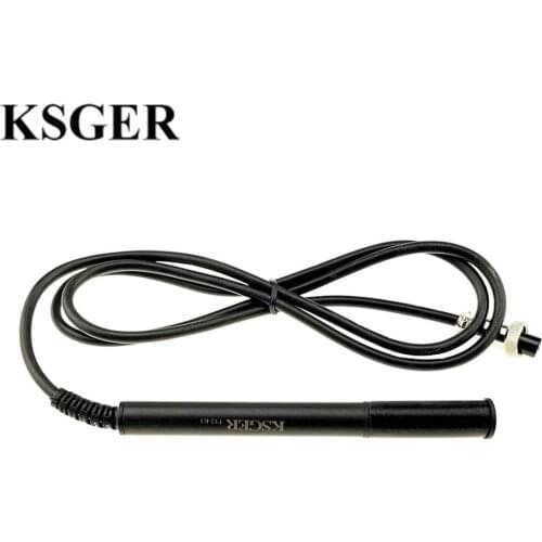 KSGER 9501 T12 Soldering Iron Handle ABS DIY Pen for STM32 OLED Soldering Iron Station Pen Welding Tip Silicone