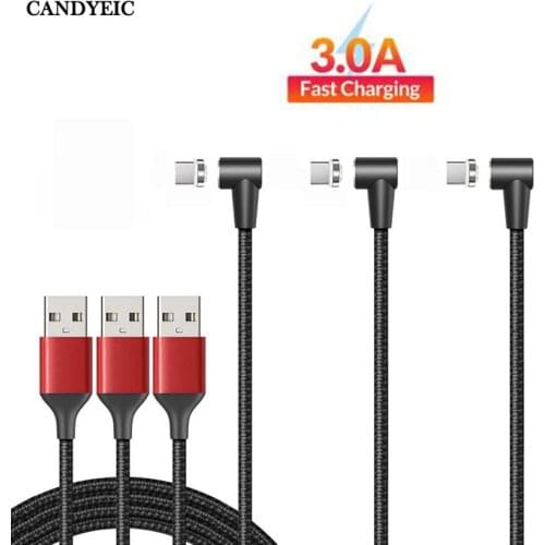 CANDYEIC Magnetic Charging for vivo Y52s Cable USB Type C Mobile phones wire for mobile phones