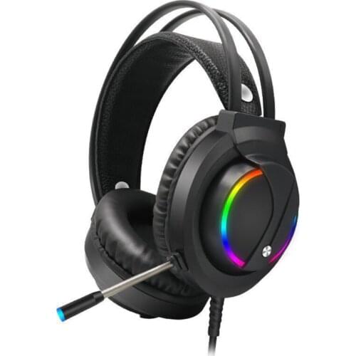 Music Gaming Headset Surround Sound with Mic Earphones USB 7.1 &3.5mm Wired RGB