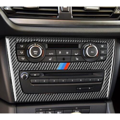 It Is Suitable For BMW Central Control Air Conditioning Panel Decorative Frame BMW E84 The Carbon Fiber Old X1 (11-15)