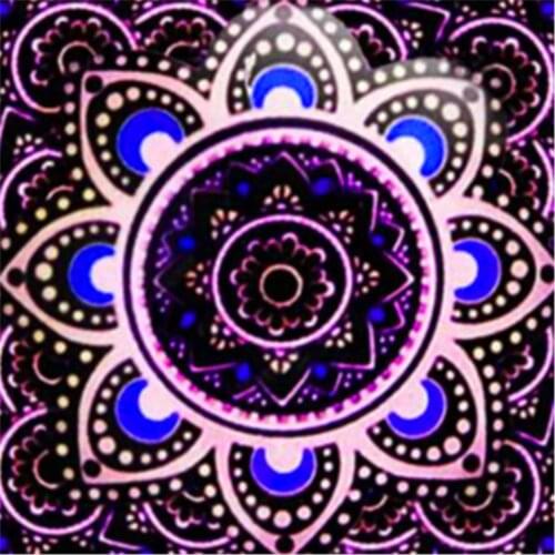 Religion Mandala Pre-Printed 11CT Cross-Stitch Full Kit Embroidery DMC Threads Knitting Handiwork Sewing Handmade Adults