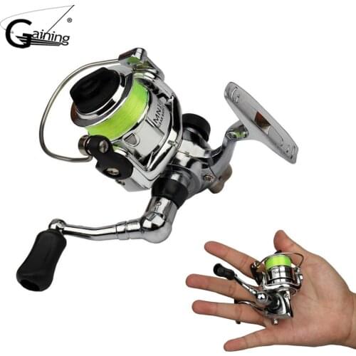 Stainless Steel Bait Casting Fishing Reels Mini XM100 Fishing Reel 2+1 Ball Bearings Fishing Tackle Accessories