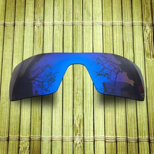 Polarized Replacement Lense For-Oakley Oil Rig Sunglasses Frame - Violet Color Mirrored Coating
