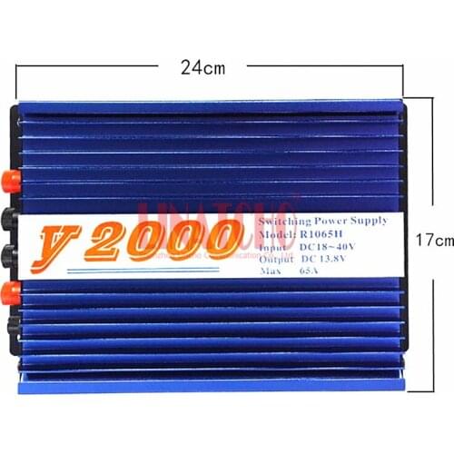 Y2000 Vehicle Car Switching Power Supply, Input DC18-40V Output 13.8V MAX 65A