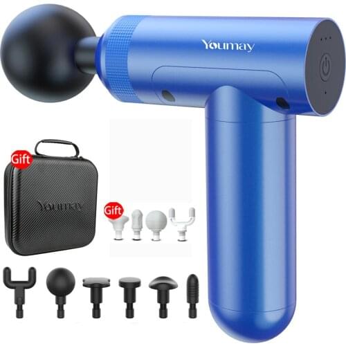 Youmay Deep Muscle Massage Gun Massage Pistol Back Neck Massager for Body Fitness Massage Machine Electric Vibrator Massager