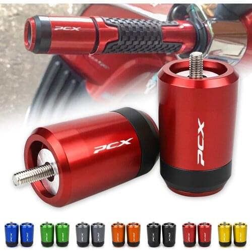 PCX Motorcycle Handlebar Bar End Plugs Handle Bar Balance Sliders CNC Aluminum For Honda PCX 125 150 2013 - 2017 2018 2019 2020