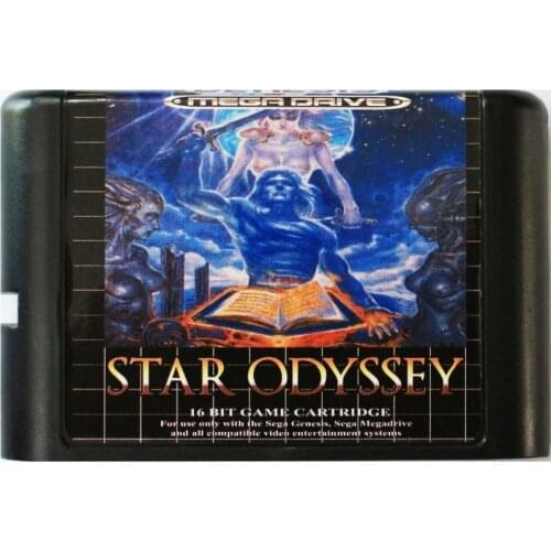 Star Odyssey 16 bit MD Game Card For Sega Mega Drive For SEGA Genesis