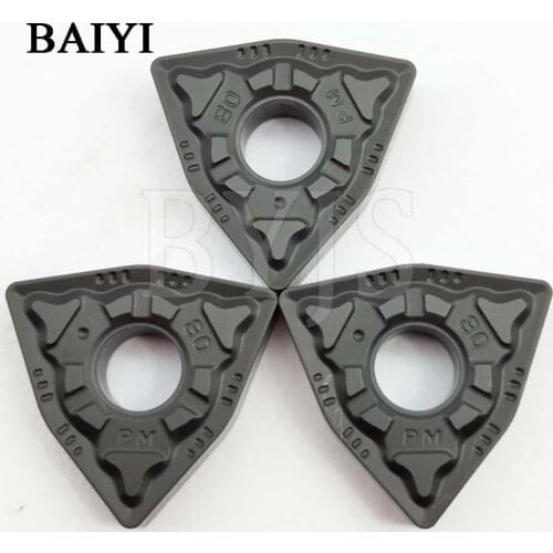 10pcs high quality WNMG080408 WNMG432 PM YBD252 cnc carbide blade turning tools inserts WNMG 080408