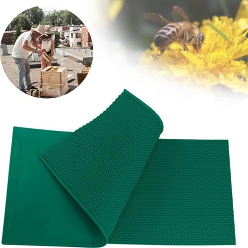 2PCS|Beekeeping Rubber Beeswax Foundation Press Sheet Mould Beekeeper Equipment Bee Hive Press Sheet Mould Tools