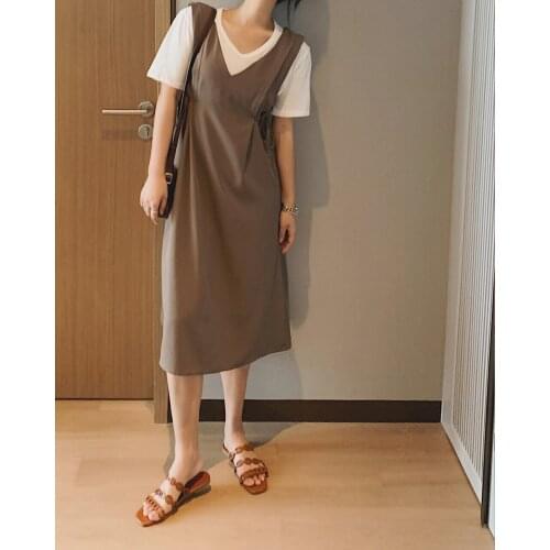 2021 Womens Summer Maxi Midi Long Dress Sleeveless Spaghetti Strap Sundresses Urban Party Evening Blouses Overalls Y2k Bodycon