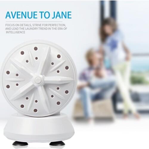 24W Upgraded Type Double Turbo Washing Machine 3 in 1 Ultrasonic Turbo Washing Machine Portable Travel Washer