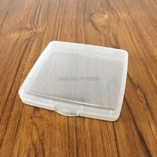 300pcs 9.7*9.4*1.7cm PP transparent plastic box small storage box jewelry box hardware toolbox