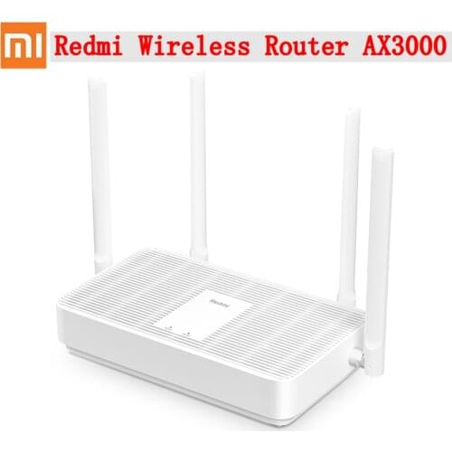 Xiaomi Redmi Router AX6 WiFi 6 6-Core 512M Memory Mesh Home IoT 6 Signal Amplifier 2.4G 5GHz 2+4 PA Auto Adapted Dual-Band OFDMA