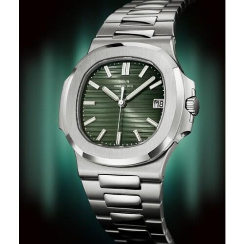 DIDUN Luxury Brand Quartz Watches Men Stainless Steel Military Luxury Band Watch Causal Fashion Wristwatch Mens male Clock men