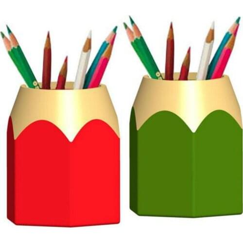 Makeup Brush Holder Desk Stationery Container Modern Creative Pen Vase Pencil Pot Desktop Pen Holder