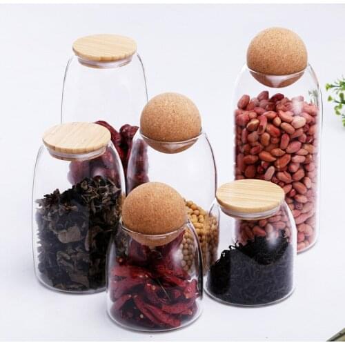 High Borosilicate Multi-Grain Tea Storage Tank Gift Necessities cereal container food container storage glass container