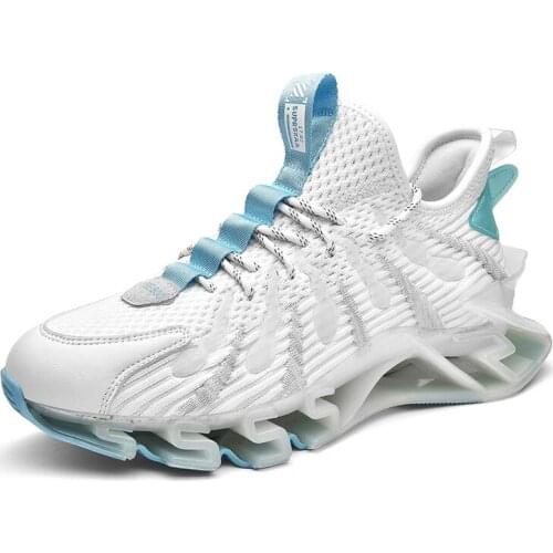 Mens Large Size Luminous Sneakers Fluorescent Material Casual Shoes Cushioning Shock Unique Shoes for Men