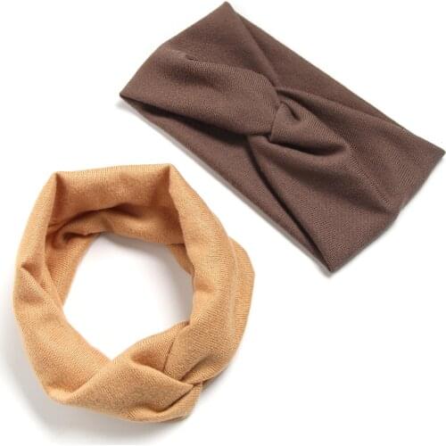 Casual Cotton Stretchy Headband Sport Knitted Solid Color Hair Band For Women Girls Washing Makeup Elastic Hair Accessories