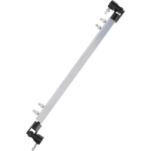 31cm Silver Double Drum Pedal Link Bar Bass Drum Pedal Drive Shaft Replacement for Drum Kit