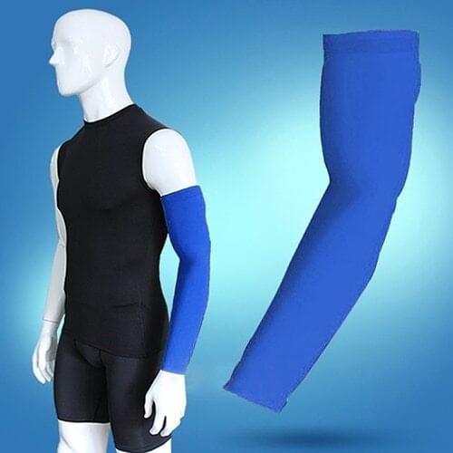 Outdoor Sports Armlet Basketball Bike Elastic Arm Long Sleeve Guard Cover Protector Arm Cover