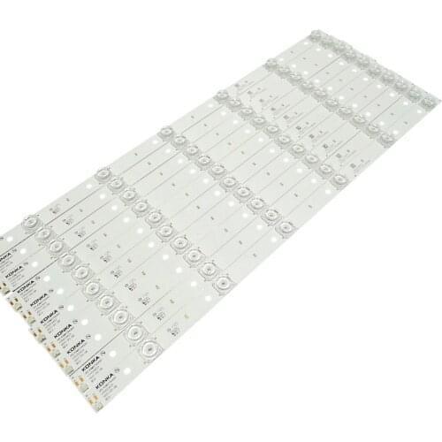 10PCS LED Backlight strip 6 lamp For KONKA UDL49MH794ANT 35022653 UDL49MH794LN RF-AA490E30-0601S-06