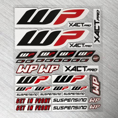 Reflective WP Suspension Sticker Shocker Damper Decal For Duke RC KTM 200/390/690/990/1090/1190/1290 Kawasaki Z Ninja 400/900