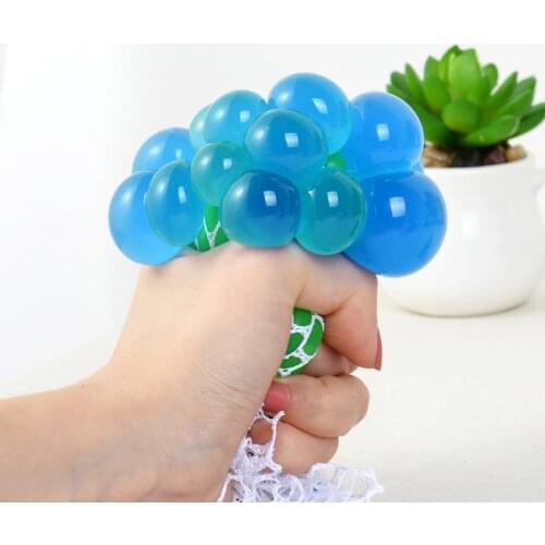 Grape Ball Antistress Toys Squishy Squish Toy Squeeze Relief Anti-stress Kids Funny Things Prank Jokes For Adults Gifts
