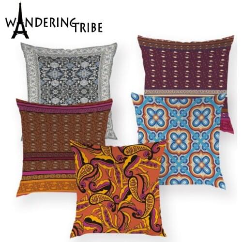 Vintage Floral Cushion Cover Nordic Decorative Pillow Case Pillows Decorate Abstract Cushions Scandinavian Home Decor Almofadas