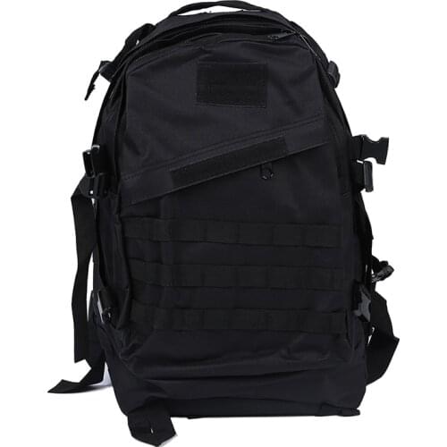 Military Tactical Backpack backpack camping trip Hiking bag 40L Black