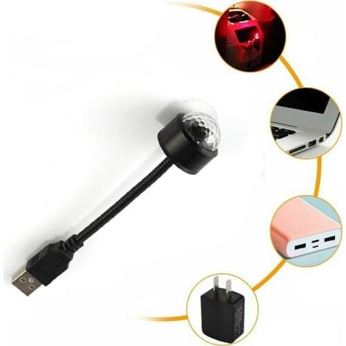 1Pcs Car Roof Starry Light LED Starry Laser Atmosphere Ambient Projector USB Car Decoration Night Home Decorative Galaxy Lights