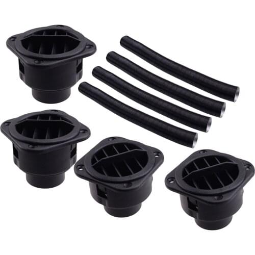 4 Sets 42mm Heater Duct Hose Pipe with Air Vent Outlet Fit for Webasto Eberspacher Domestic Planer Car Accessories