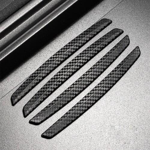 Automobile door protection anti-collision strip universal door side mirror anti-scratch carbon fiber bumper protection device