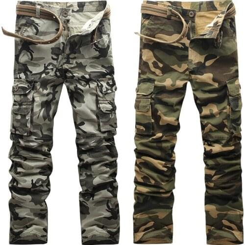 Tactical Pants Cotton Pocket Jogger Pants Military Men Pants Loose Comfortable Cargo Pants Men