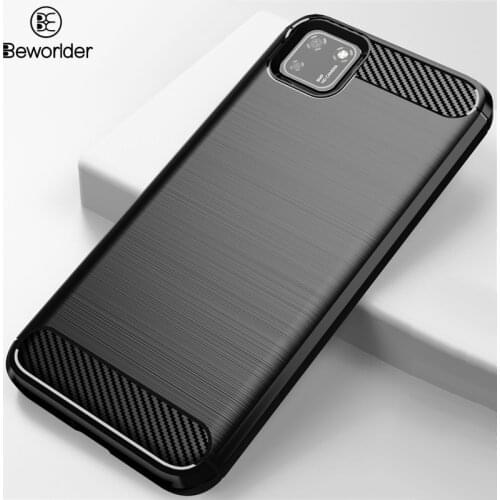 Phone Cases For Huawei Y7p Y5p Y6p Full Protective Carbon Fiber Soft TPU Back Cover For Huawei Y7a Y7s Y9s Case Silicone