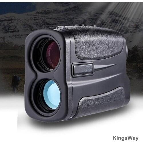 Black HD Professional 1500Yard 6x Laser Rangefinder With Flag Pole Locking for Golf Tournament Edition New
