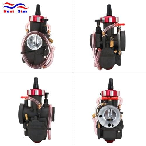 Motorcycle Power Motor 28 30 32 34mm Universal Black For Mikuni Maikuni PWK Carburetor Parts Scooters With Power Jet ATV