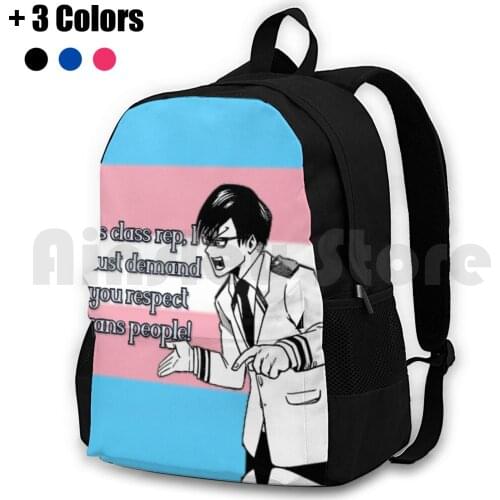 Iida Pride Flag Outdoor Hiking Backpack Waterproof Camping Travel Pride Flag Pride Flag Pride Flag Pride Month Pride Heart