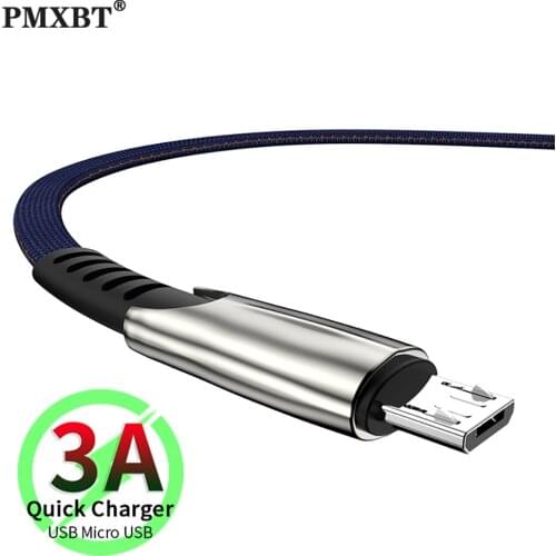 Fast Charge Micro USB Cable For Samsung Huawei Xiaomi Tablet Android Data Mobile Phone Cable MicroUSB Charger Wire Cord 1m 2m 3m