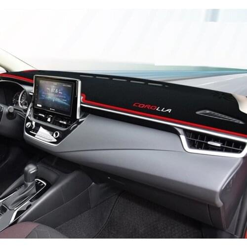 For Toyota Corolla 2014 2015 2017 2018 -2021 Car Dashboard Cover Mat Avoid Light Pad Instrument Platform Desk Cushion Carpets