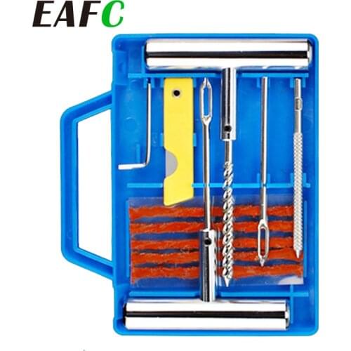 Car Tire Repair Tool Tire Repair Kit Studding Tool Set Auto Bike Tire Repair Puncture Plug Garage Car Accessories