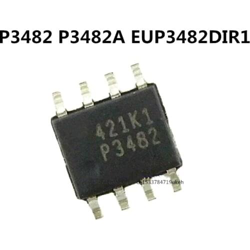 Original 5PCS/ P3482 P3482A EUP3482DIR1 DC-DC SOP-8