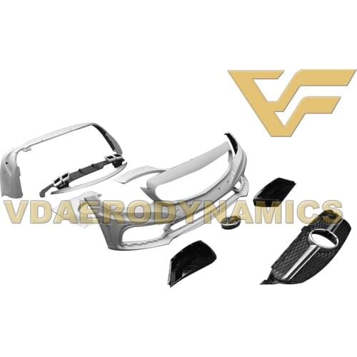 Suitable For 2014-2018 Benz W205 C Class C180 C200 C220 C250 C300 C350 C450 VAD-CS Full Body Kit Front Rear Bumper Fender